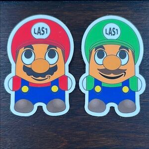 Amazon Mario & Luigi Sticker Set Decals